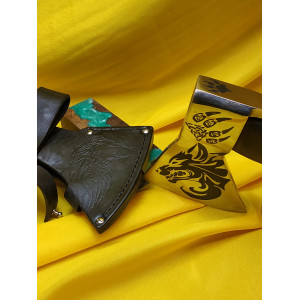 СОКИРА 70-тих сокира ручної роботи майстра студії GARAGE ART, інструментальна сталь У8 60-62 HRC. Photo 2